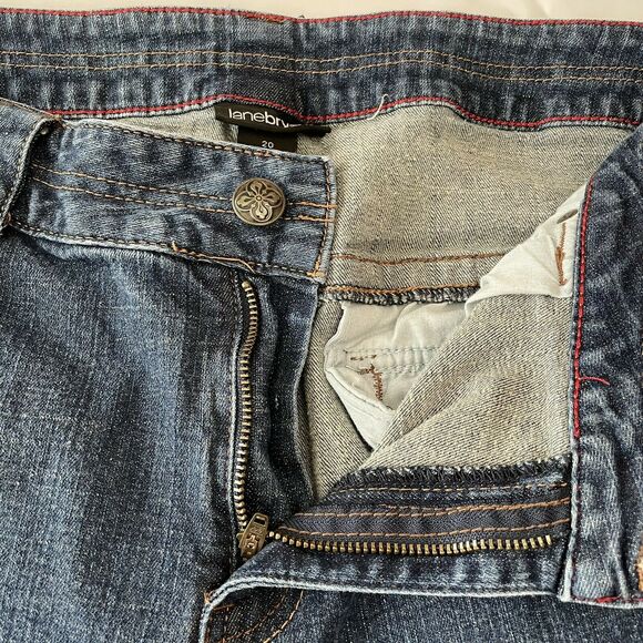 LANE BRYANT High Rise Boot Cut Blue Jeans Size 20 Average - Picture 4 of 9